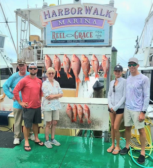 Red Snapper Fishing with a view in Destin!